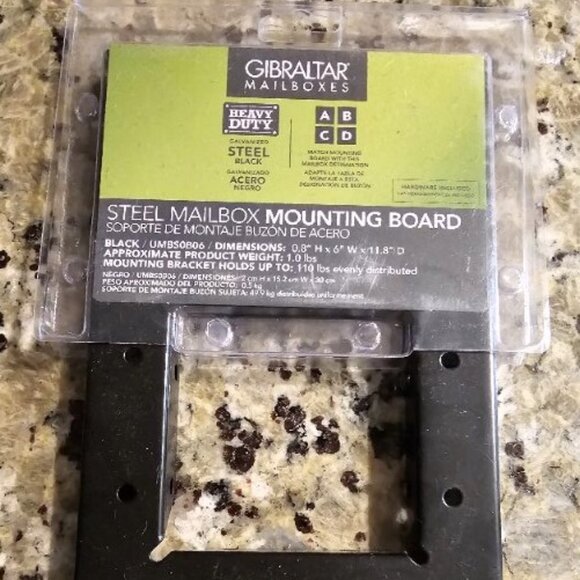 Gibraltar Mailboxes Steel Mailbox Mounting Board - Picture 1 of 4